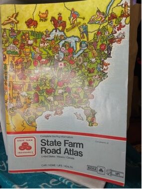 Vintage 1997 Rand McNally State Farm Road Atlas - United States/Mexico/Canada
